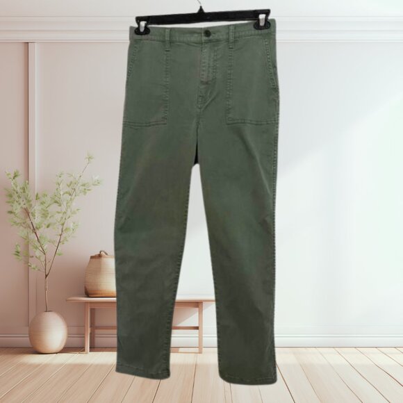 Madewell Women's Cargo Utility High Rise Pants with Pockets Size 28 - Picture 1 of 13